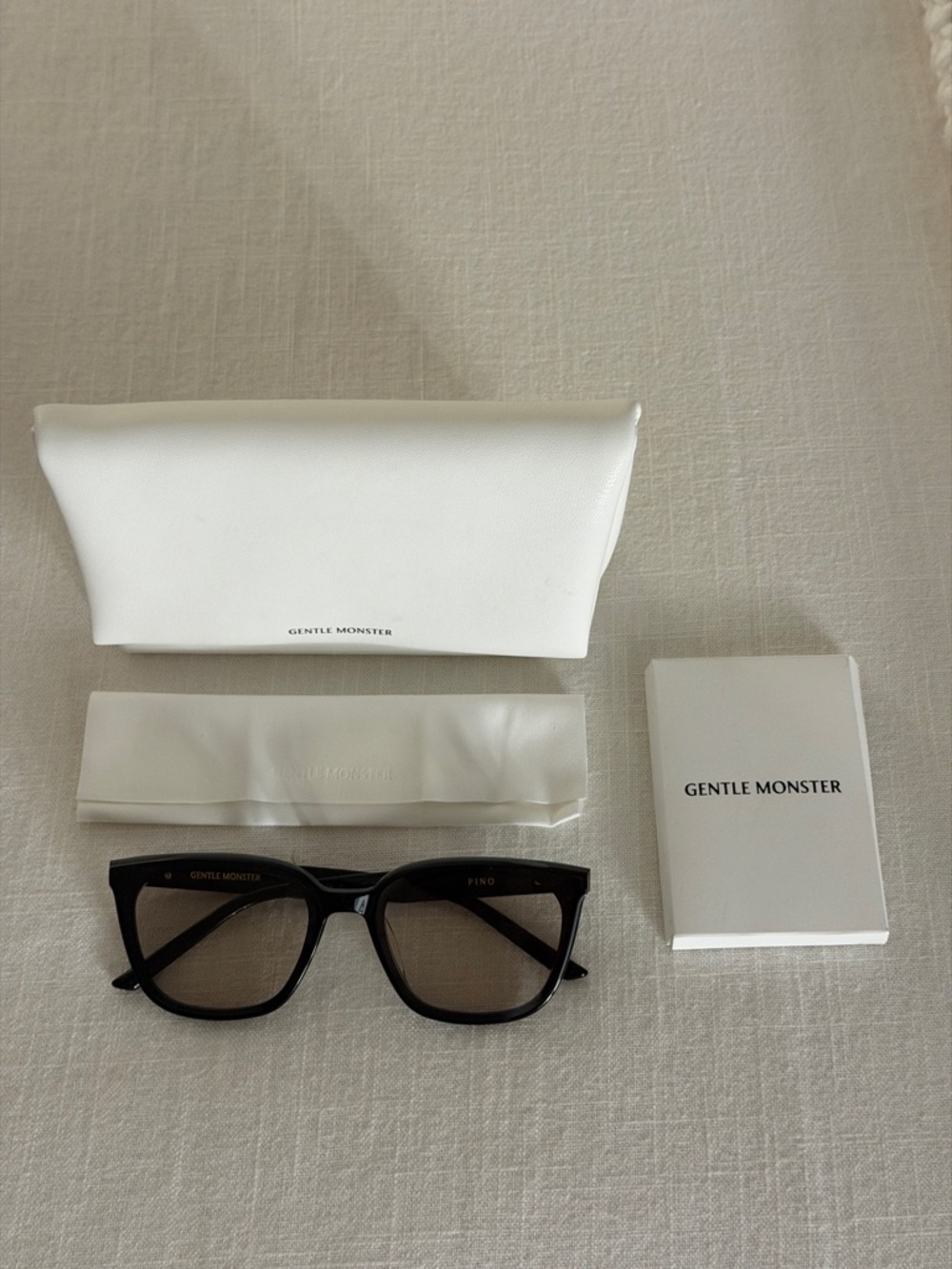 Gentle Monster Pino 01 Sunglasses in Black / Brown